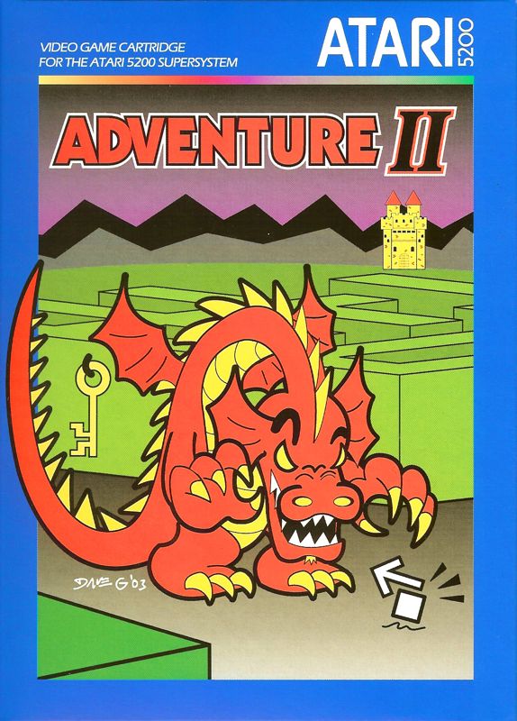 Adventure II box art for Atari 5200